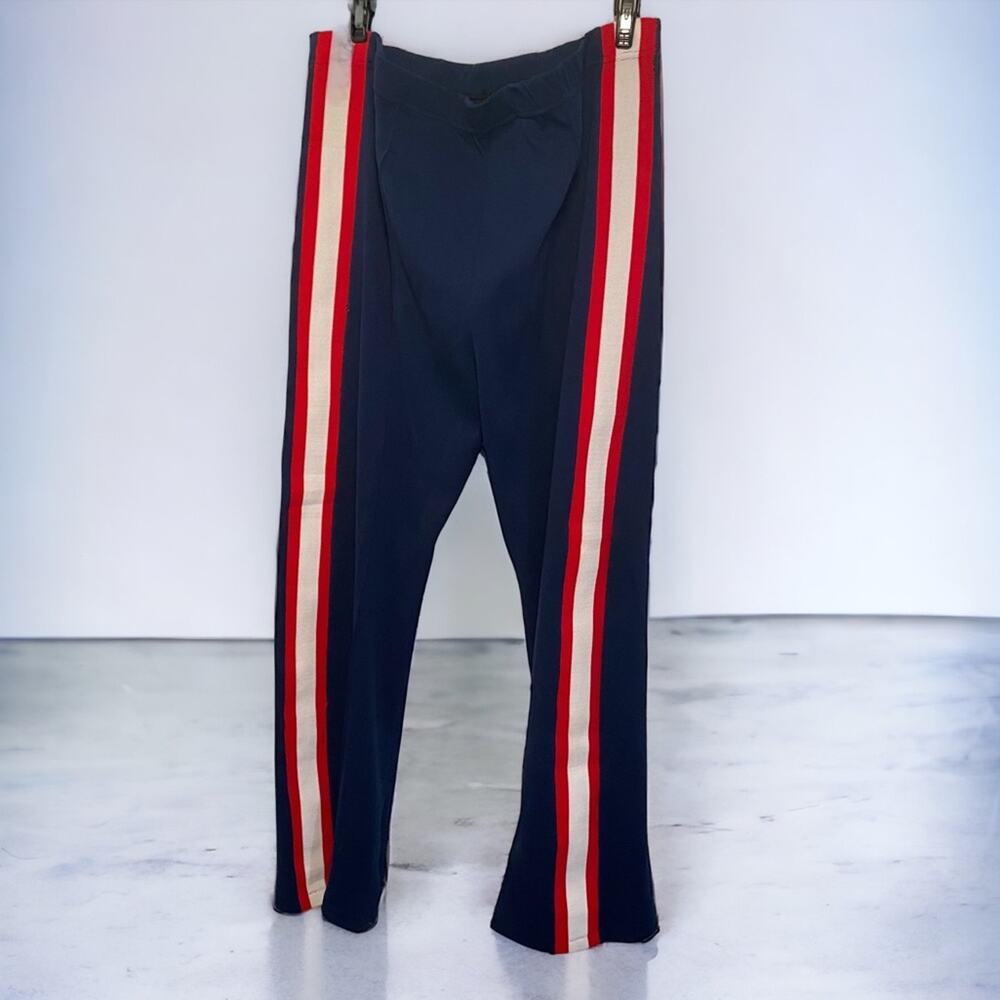 Vintage Pro tour athletic warm up track pants with USA stripe down both sides M